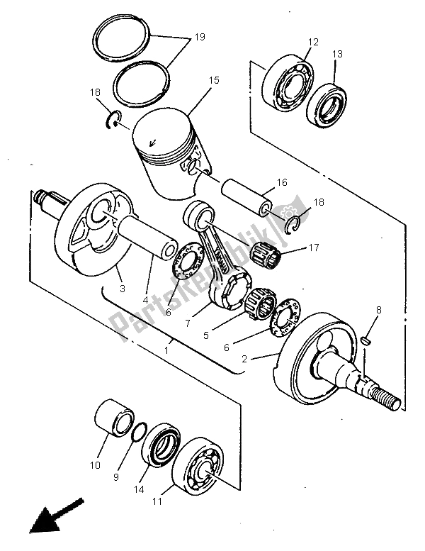 Yamaha rx 100 engine parts online